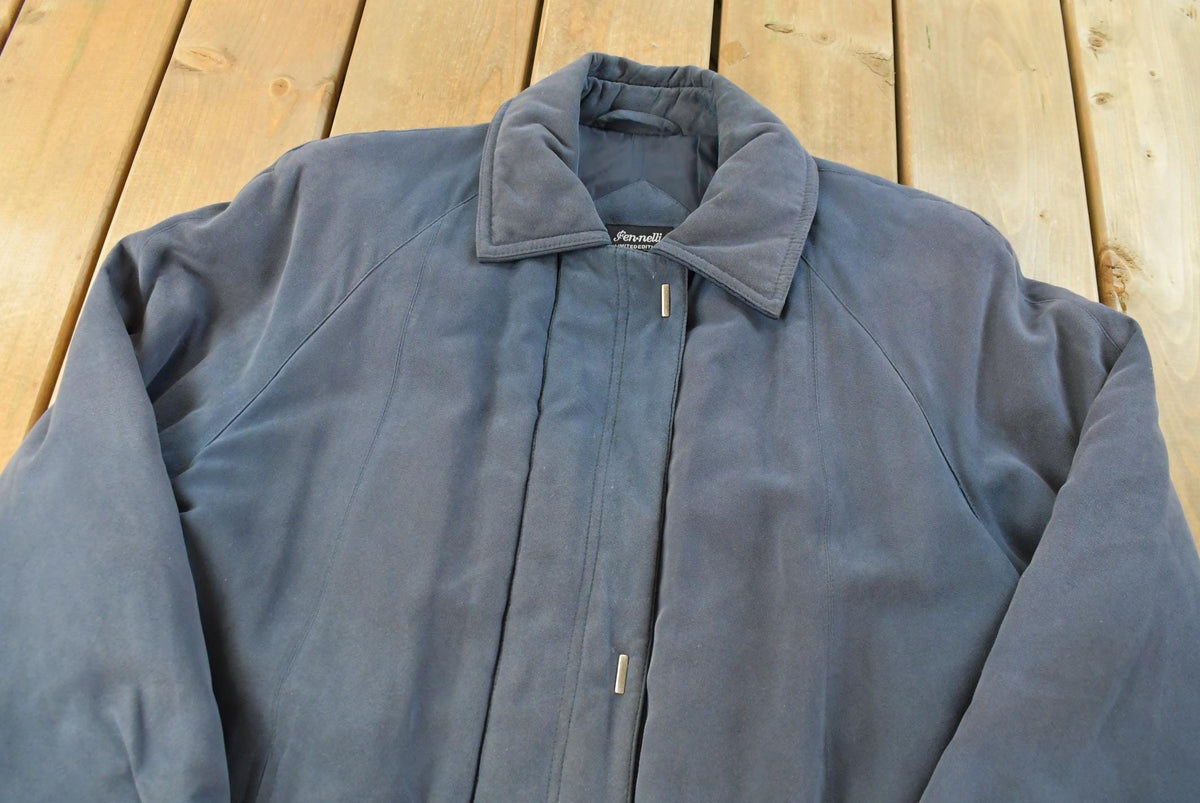 1980s Fen-Nelli Insulated Coat Jacket Women's 2XL / 80s Streetwear / Outerwear / Duster / Overcoat / Sun Faded from propervintagecanada