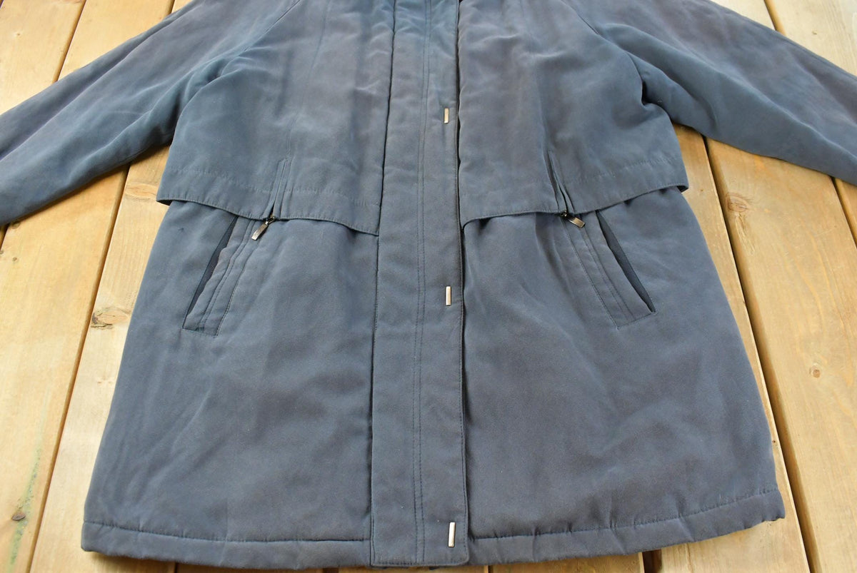 1980s Fen-Nelli Insulated Coat Jacket Women's 2XL / 80s Streetwear / Outerwear / Duster / Overcoat / Sun Faded from propervintagecanada