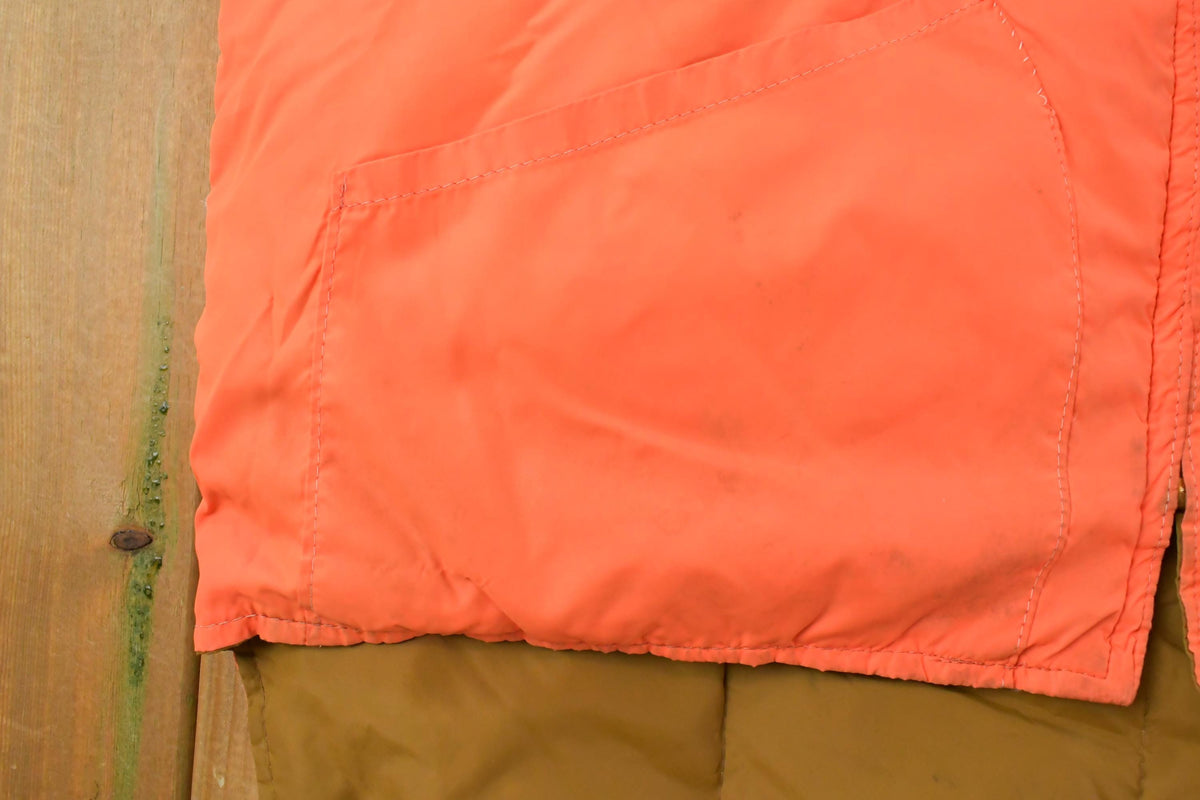 Vintage 1980s Redhead Goose Down Ski Puffer Vest Jacket Men's Large