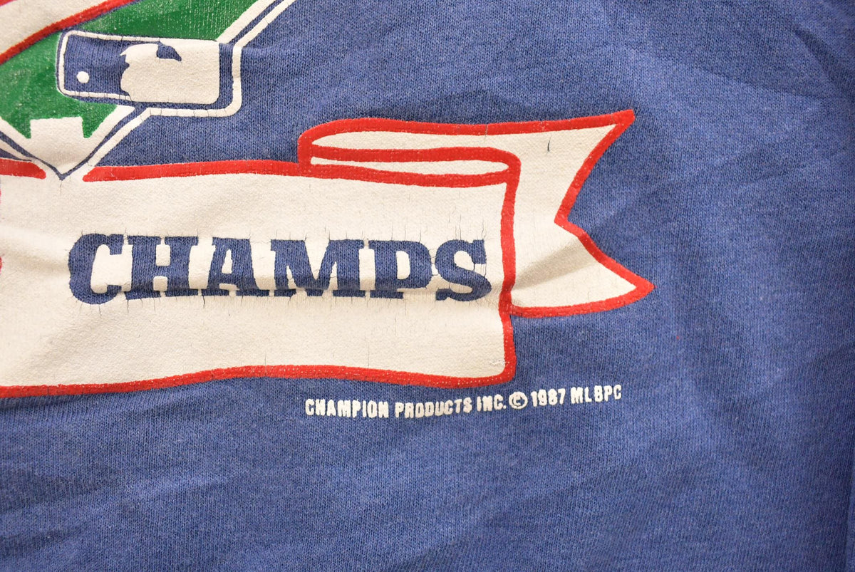 1987 Minnesota Twins World Series Champions Crewneck Sweatshirt Men's Medium from propervintagecanada