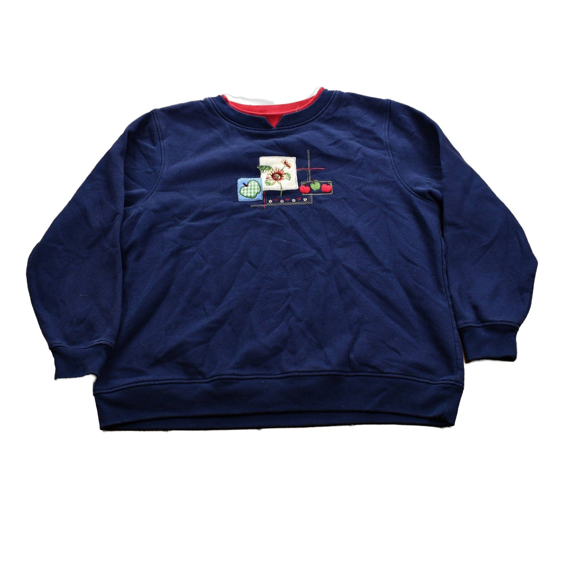 1990s Patchwork Granny Crewneck Men's Medium