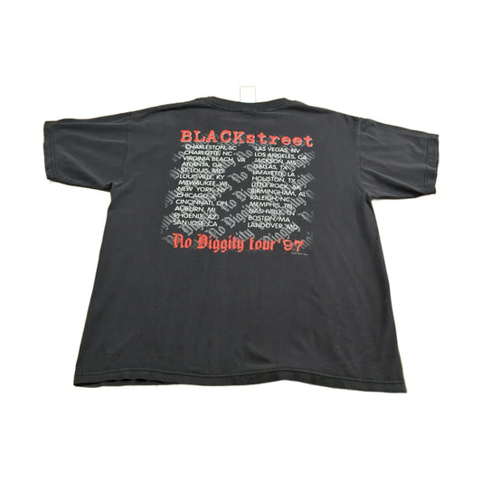 1997 Black Street No Diggity Tour T-shirt from propervintagecanada