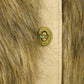 Vintage 1970s 77 Originals Wool Shaggy Fur Jacket Coat Women's S