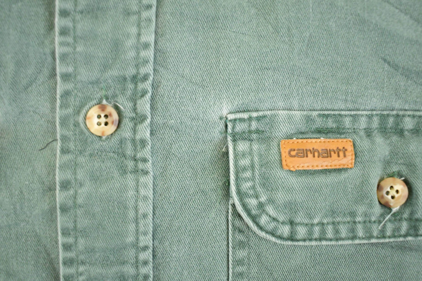 Vintage 1990s Carhartt Outdoorsman Button Up Shirt Men's M