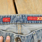 Vintage Y2K X2 Low Rise Flare Denim Jeans Women's 30 x 32