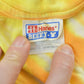 Vintage 1990s Tie Dye Yellow Long Sleeve T-Shirt Mens L