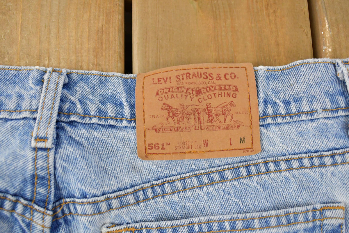 Vintage 1990s Levi's 561 Loose Straight Fit Denim Jeans Women's 35 x 31