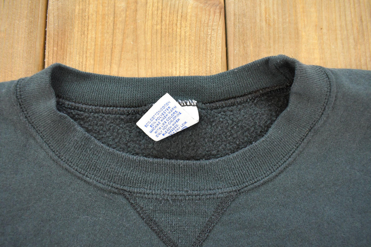 Vintage 1990s Russel Blank Crewneck Sweatshirt Men's L