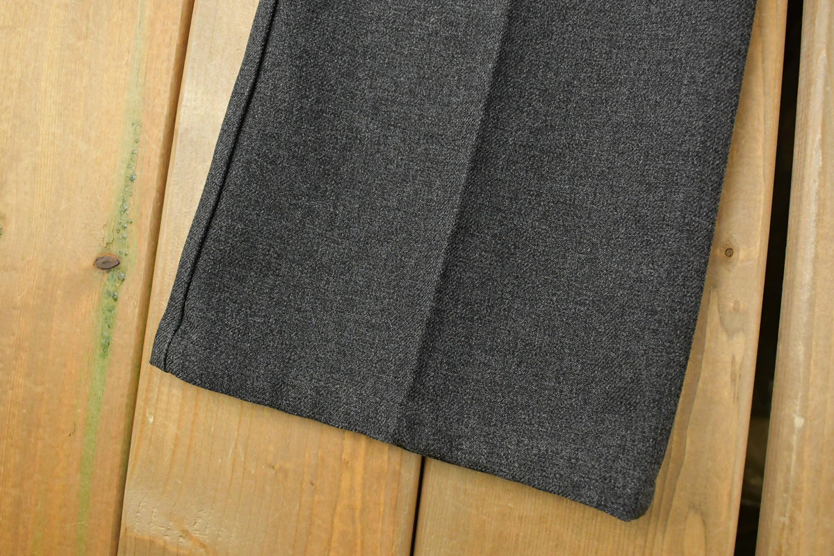 Vintage 1970s Levi's Slacks Pleated Flare Bell Bottom Pants Men's 34 x 28