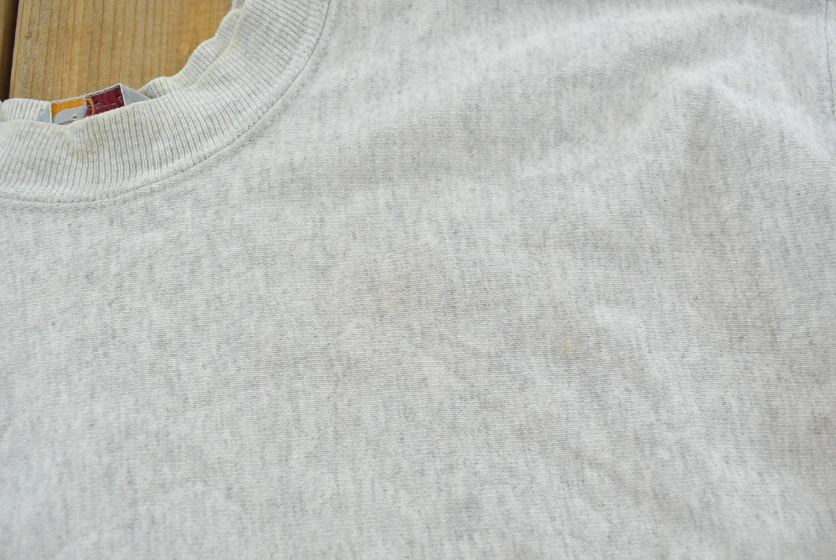Vintage 1990s Carhartt Rugged Outdoor Wear Reverse Weave Style Embroidered Spellout Crewneck Sweatshirt Men's L