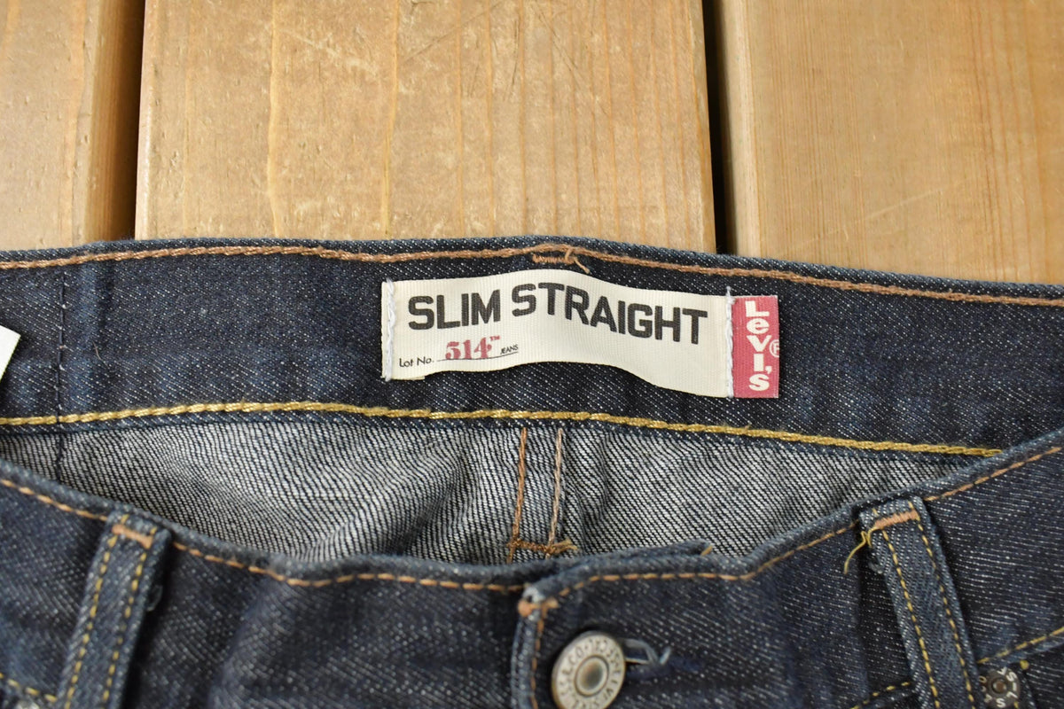 Vintage 2000s Levi's 514 Slim Straight Denim Jeans Men's 36 x 30.5