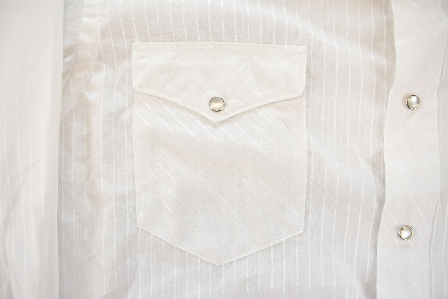 Vintage 1990s Wrangler Cowboy Cut Striped Western Pearl Snap Button Up Shirt Men's L