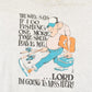 Vintage 1990's Fishing Wife Comedy Souvenir Travel T-Shirt Men's L