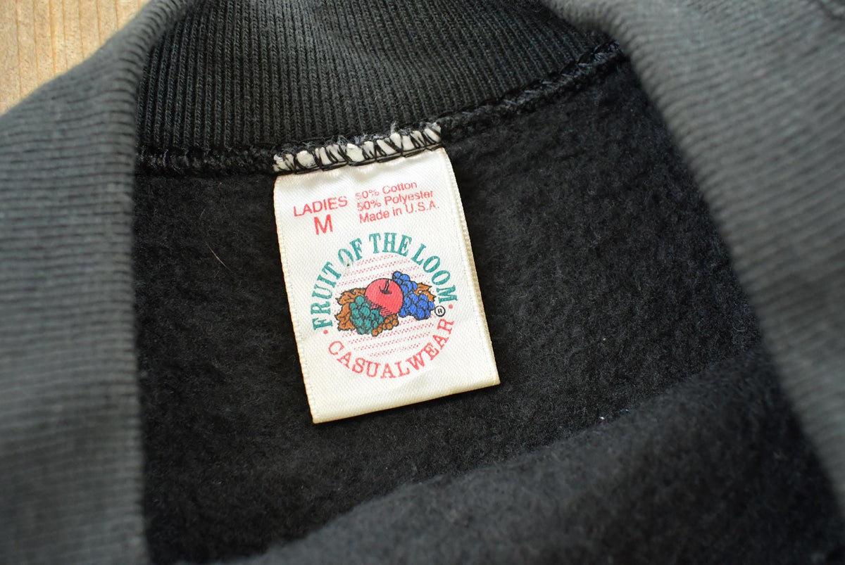 Vintage 1990s Fruit of the Loom Blank Raglan Crewneck Sweatshirt Men's S