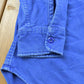 Vintage 1990s Woolrich Chamois Blue Button Up Shirt Men's L