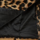 Vintage 1990s T Tahari Leopard Print Faux Fur Jacket Coat Women's Small