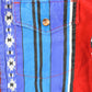 Vintage 1990s Wrangler Western Aztec Striped Pearl Snap Button Up Shirt Men's XS