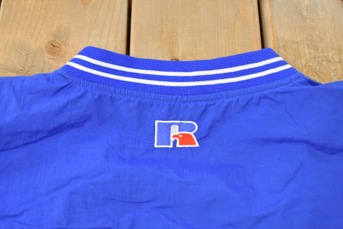Vintage 1990s Curie Football Russell Athletic Pullover Jacket Men's Large