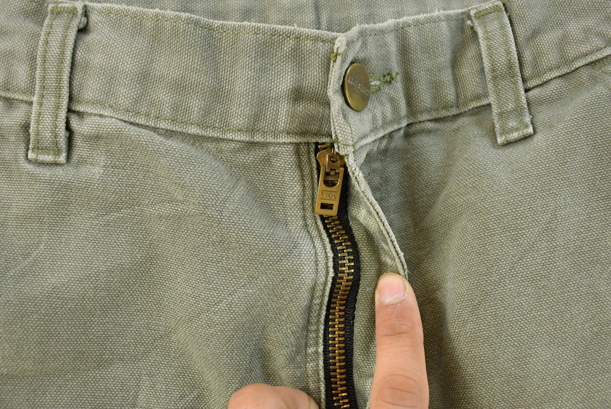 Vintage 2000s Carhartt Distressed Sun Faded Carpenter Pants Men's 31 x 28