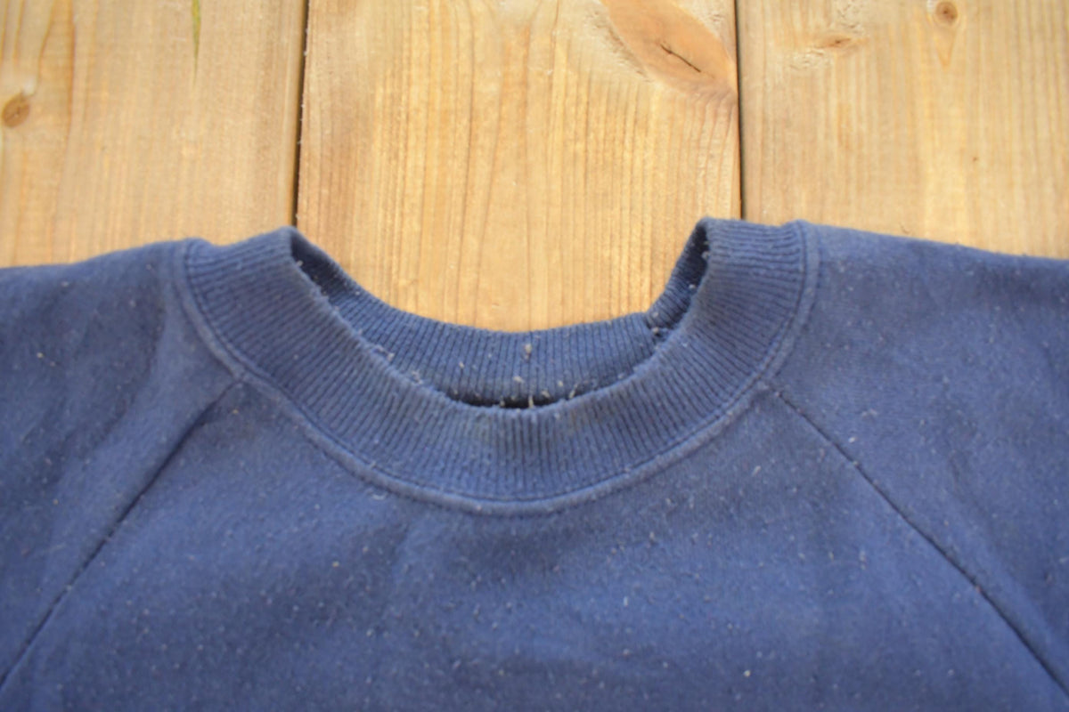 Vintage 1990s Boston Fire Department Basketball Championships Raglan Crewneck Sweatshirt Men's L