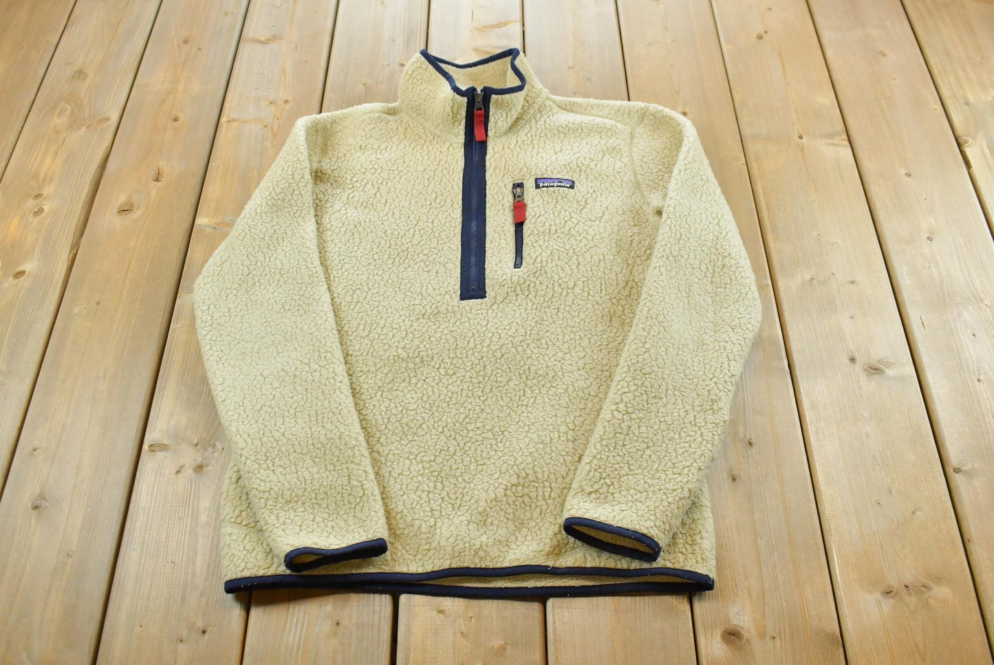 Vintage 2000s Patagonia Deep Pile Fleece Quarter Zip Up Sweater Men's S / Patagonia Fleece / Streetwear / 00s Outdoorsman / Y2K Hiking
