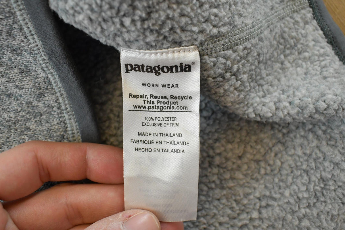Vintage 2000s Patagonia Two-Tone Quarter Zip Fleece Sweater Men's XL