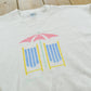 Vintage 1990s Russell Athletic Cape May Beach Chair Souvenir Crewneck Sweatshirt Men's L