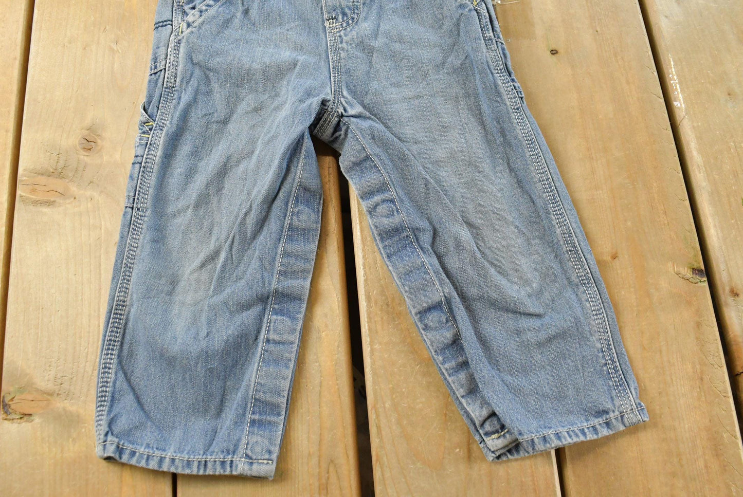 Vintage 2000s OshKosh B'gosh Denim Blue Jean Overalls Youth 22 x 11