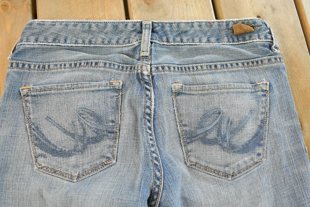 Vintage Y2K X2 Low Rise Flare Denim Jeans Women's 30 x 32