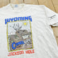 Vintage 1990s Jackson Hole Wyoming Camelope Definition Souvenir T-Shirt Mens M