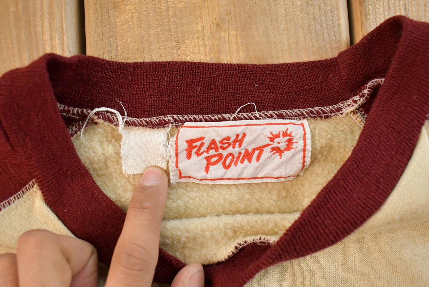 Vintage 1980s Flash Point Blank Crewneck Sweatshirt Men's M