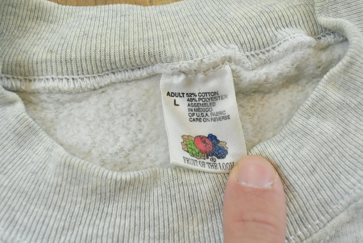 Vintage 1990s Aruba One Happy Island Graphic Travel Crewneck Sweatshirt Men's M