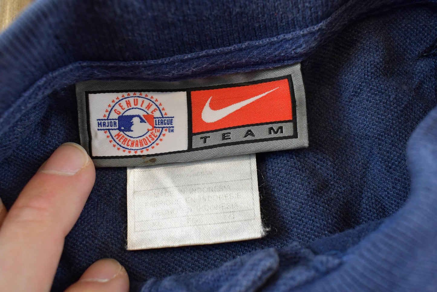 Vintage 1990s Nike Team New York yankees Embroidered Logo Polo Shirt Men's XL