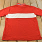 Vintage 1990s Tommy Hilfiger Striped Polo Shirt Men's Large / Preppy Style / Americana / Spellout Logo