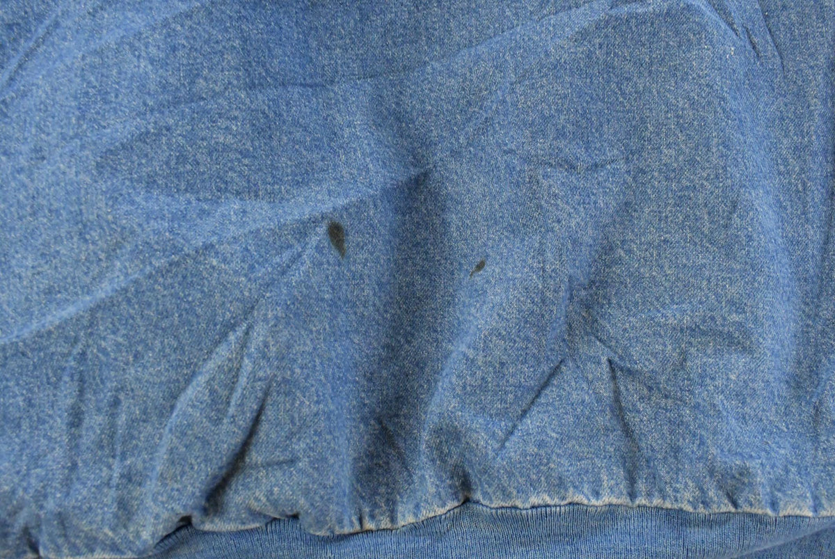 Vintage 1990s Carhartt Denim Flannel Lined Hooded Jacket Men's XL Tall