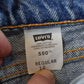 Vintage 1990s Levi's 550 Regular Fit Denim Blue Jeans Youth 22 x 24.5