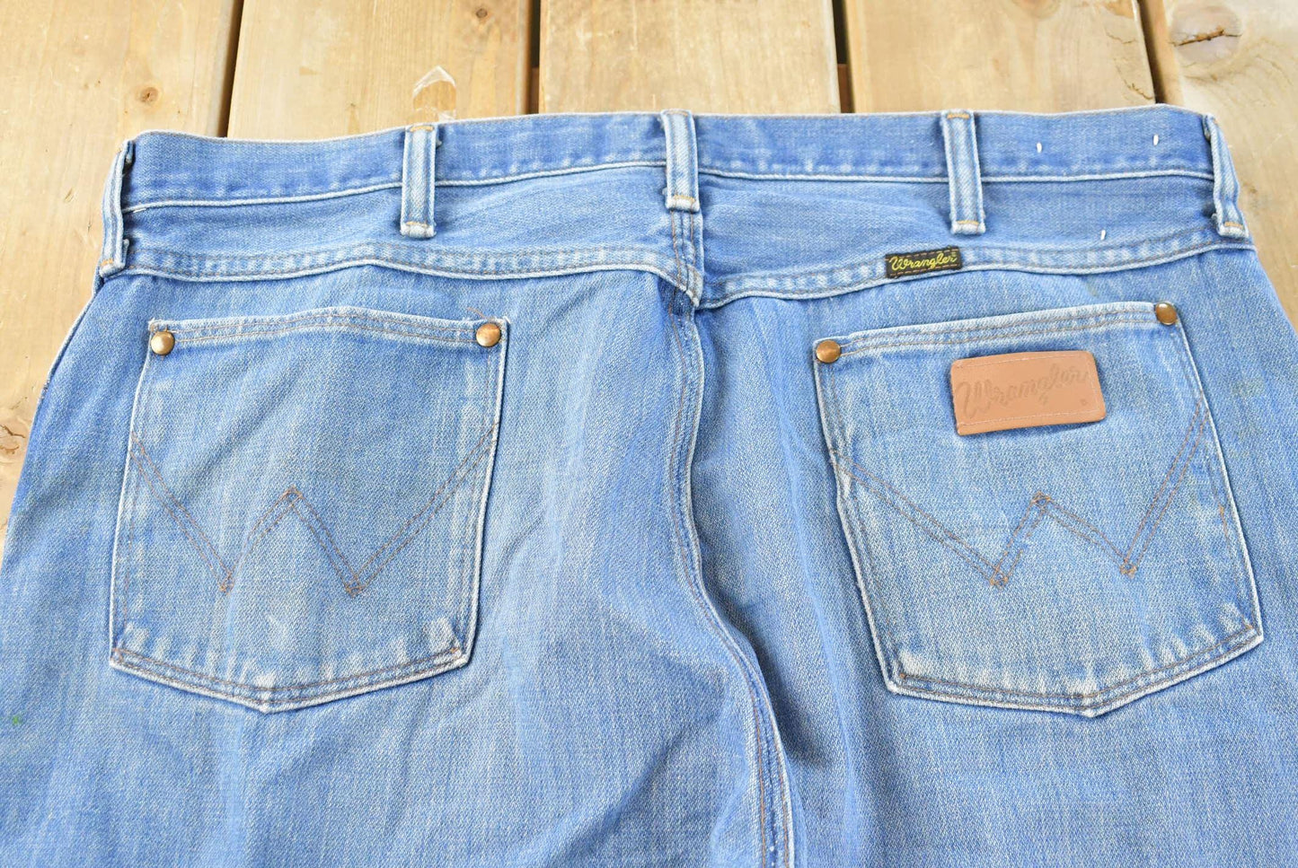 True Vintage 1970s Wrangler Western Denim Jeans Men's 38 x 31.5