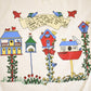 Vintage 1990's Birdhouses Cartoon Souvenir Travel Long Sleeve T-Shirt Mens M