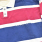 Vintage 1990s Enuf Internationale Striped Rugby Polo Collared Long Sleeve T-Shirt Men's XL