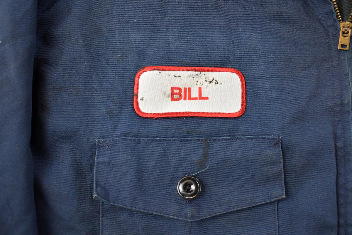 Vintage 1980s Utility Work Wear Jacket Men's 3XL