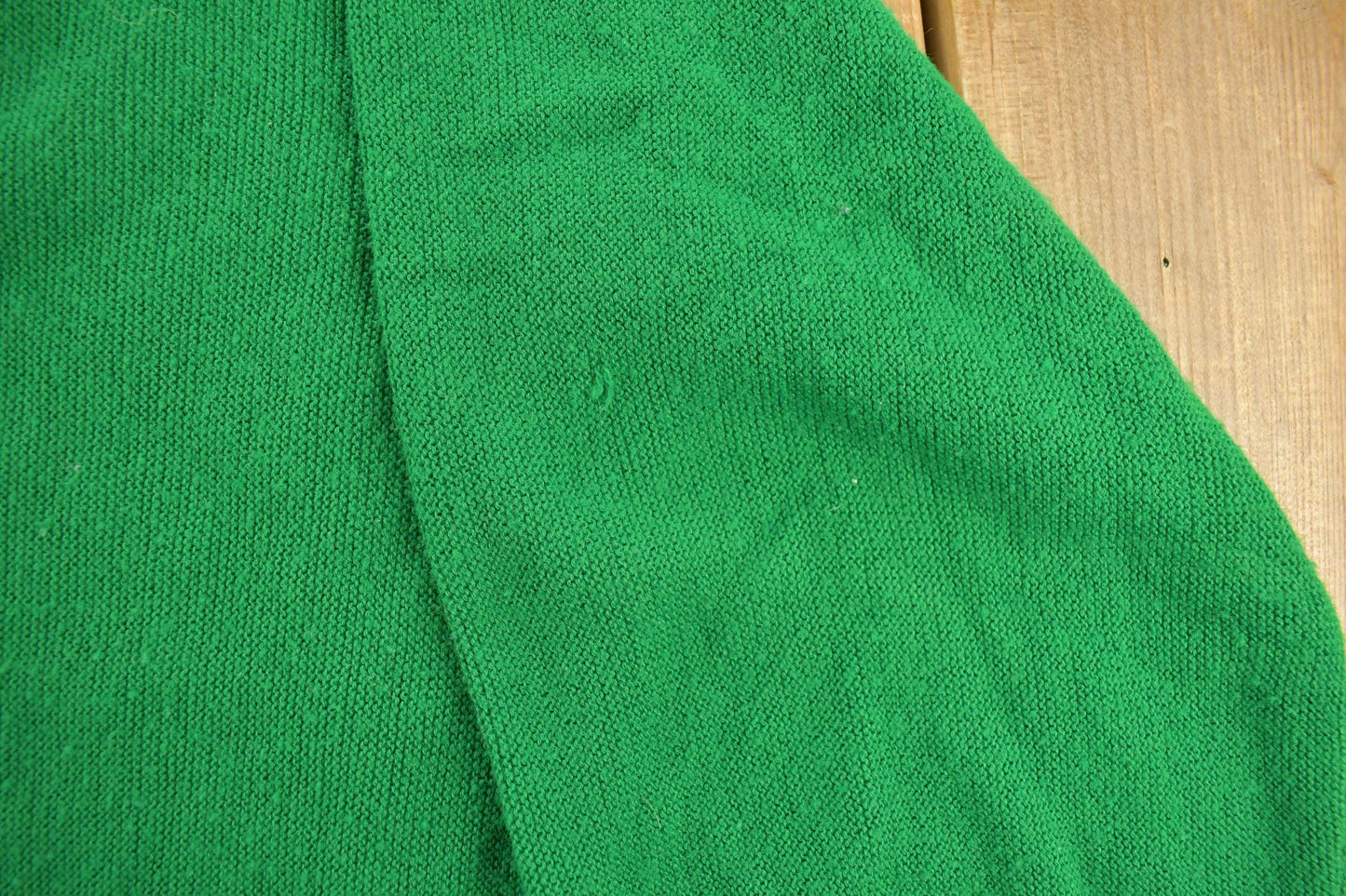 Vintage 1980s Jantzen Green Knit Cardigan Sweater Men's M