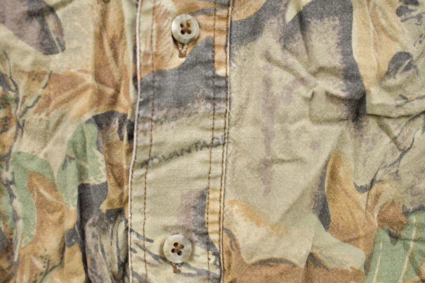 Vintage 1990s Spartan Hunting Camo Button Up Men's Medium