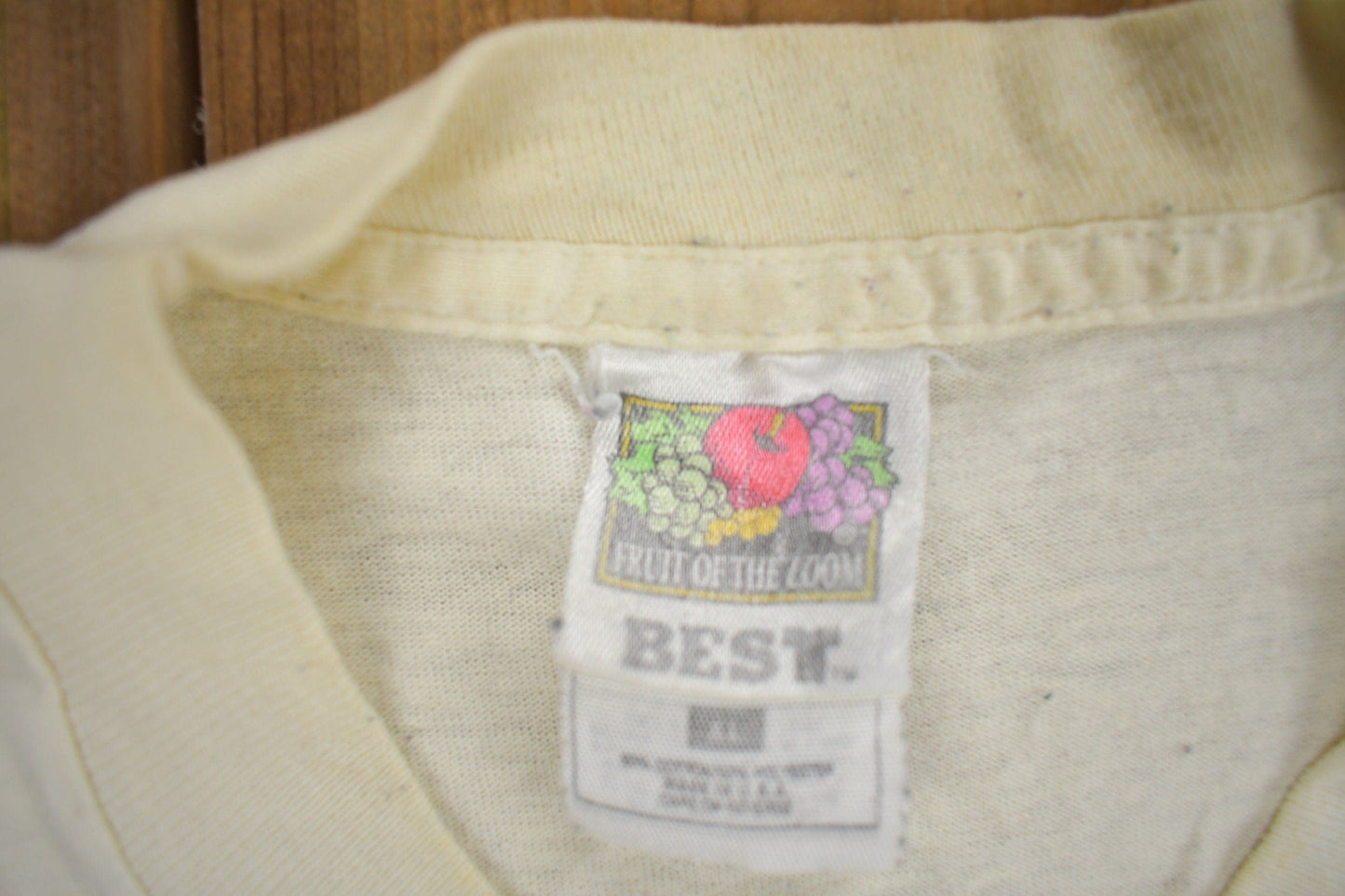 Vintage 1990s La Face Du Monde Évolue Technilab Graphic T Shirt Men's XL