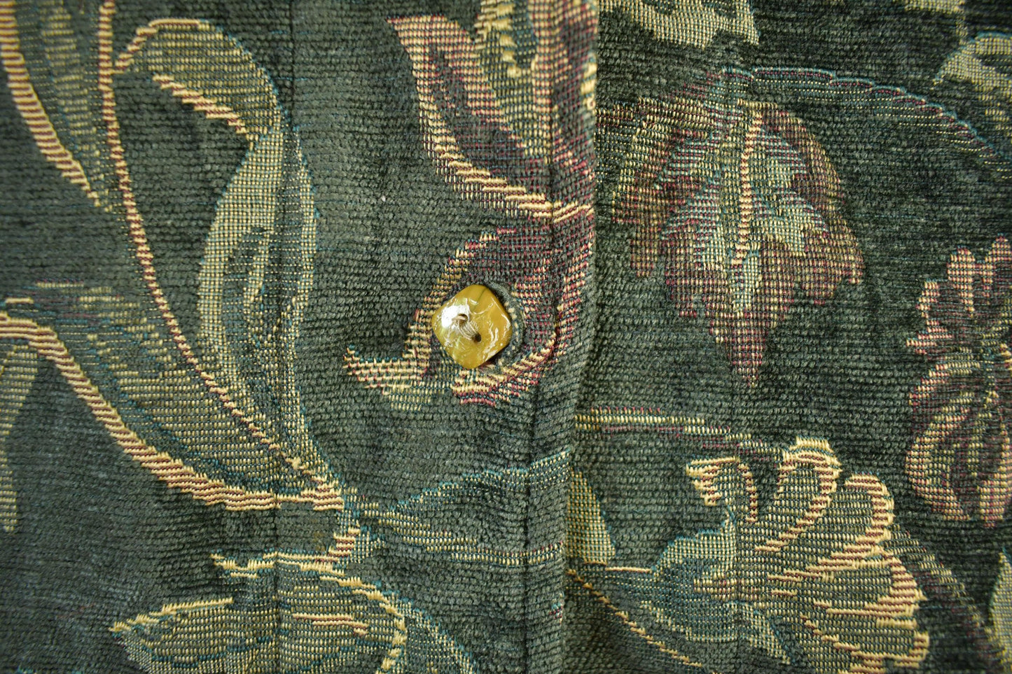 Vintage 1990s Coldwater Creek All Over Print Floral Tapestry Blazer Jacket Women's 1X