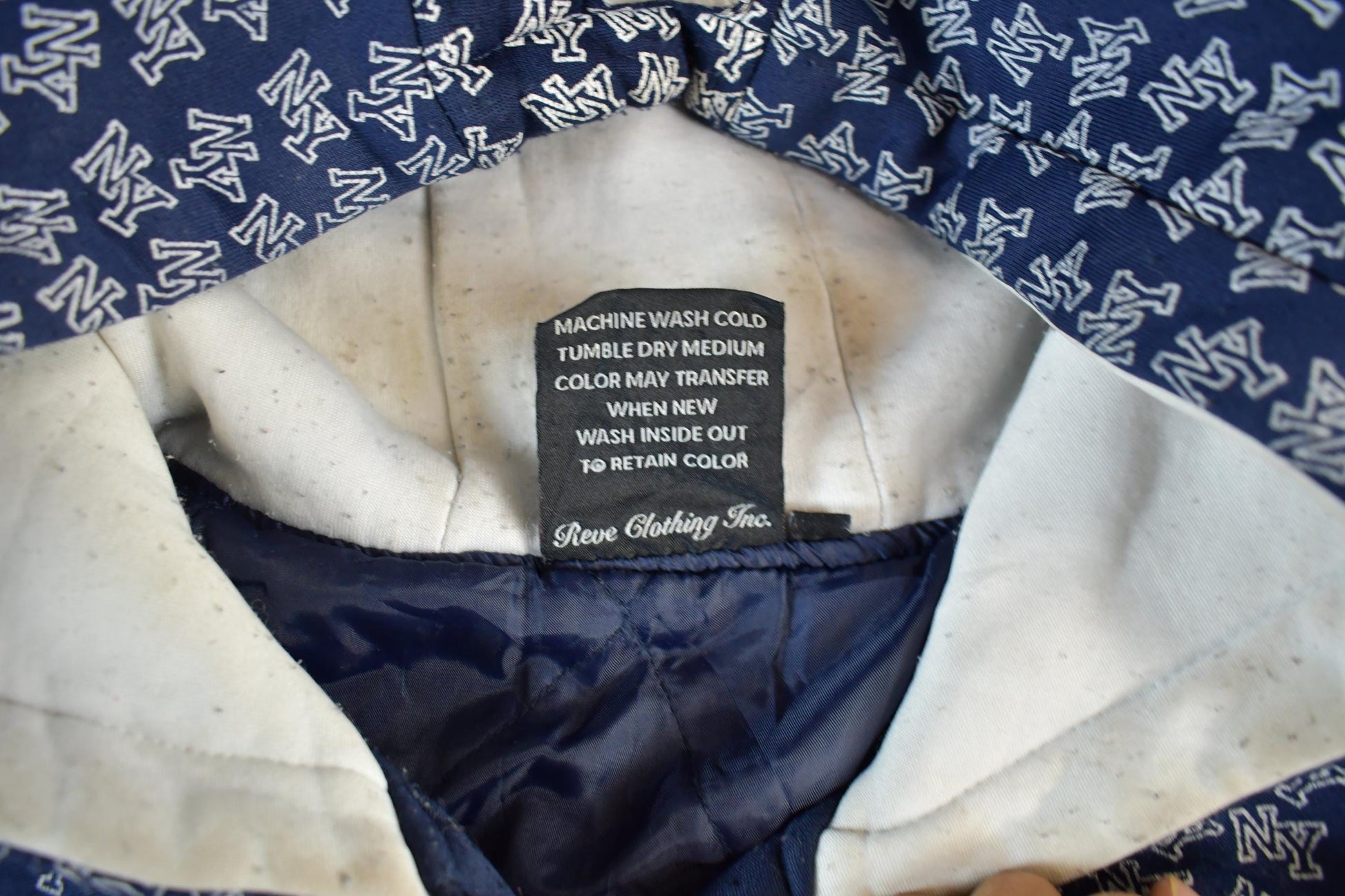 2000s Repe New York All Over Print Hooded Jacket from propervintagecanada