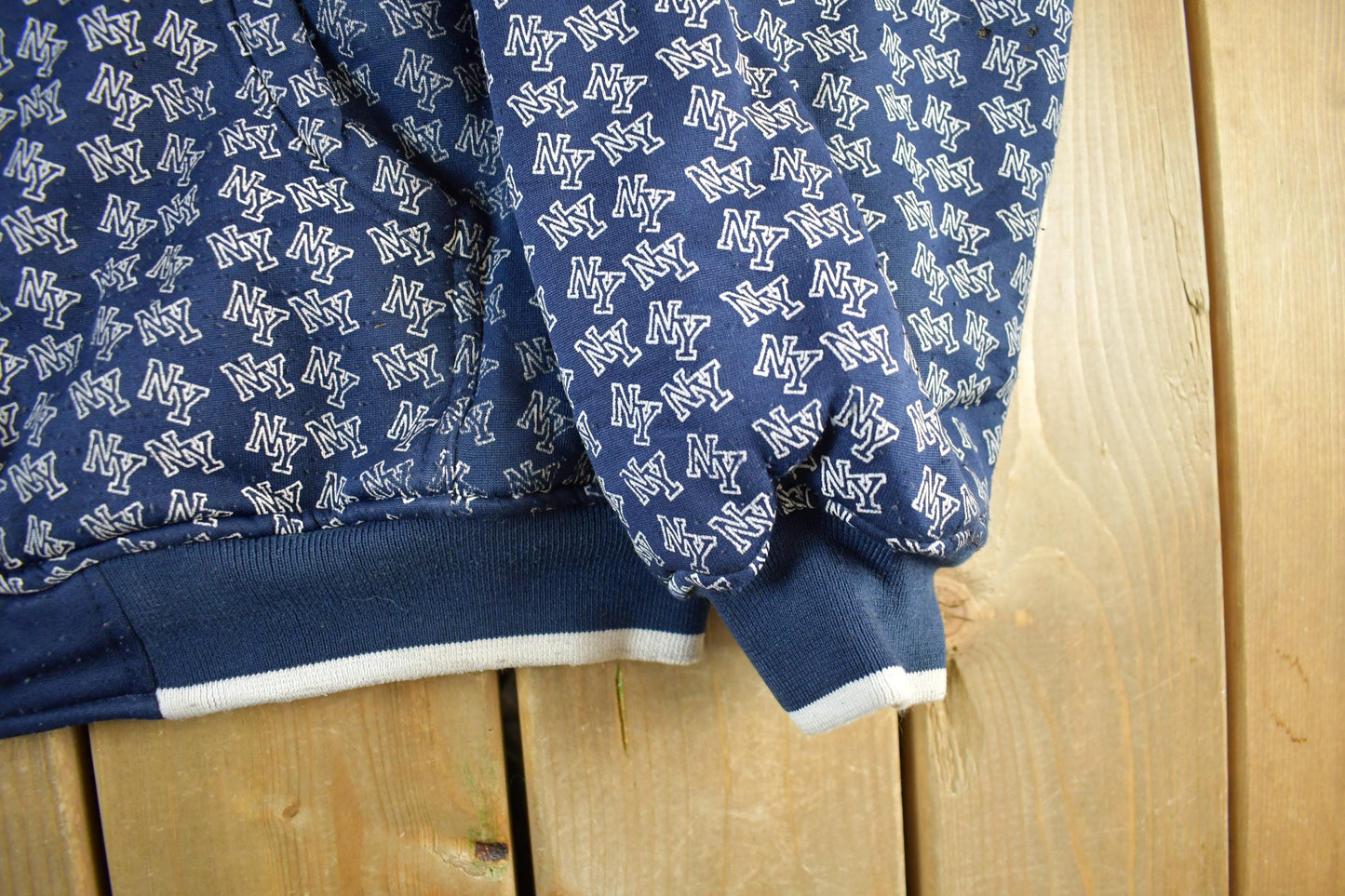 2000s Repe New York All Over Print Hooded Jacket from propervintagecanada