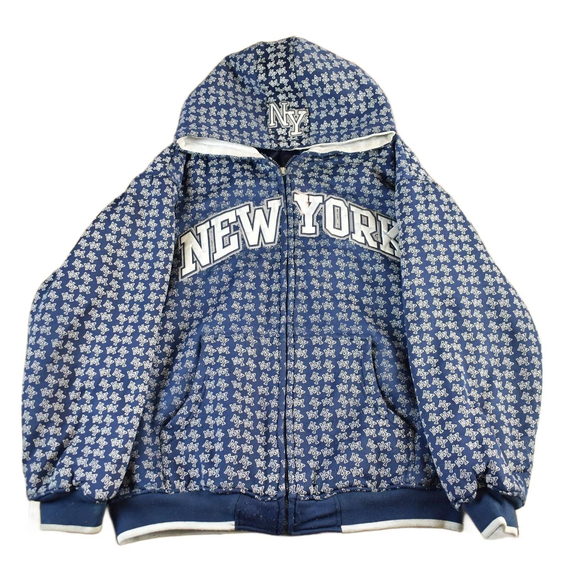 2000s Repe New York All Over Print Hooded Jacket from propervintagecanada