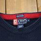 Vintage 1990s Chaps Ralph Lauren Chunky Knit Crewneck Sweater Men's XL