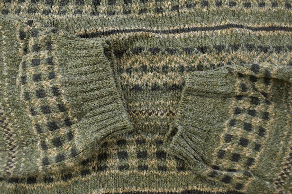 Vintage 1990s Bill Blass Knit Crewneck Sweater Mens L
