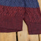 Vintage 2000s Tommy Hilfiger Shawl Collar Wool Cable Knit Sweater Men's 2XL